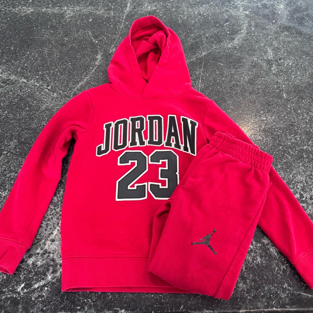 Jordan Kids Matching Set - Bold Red